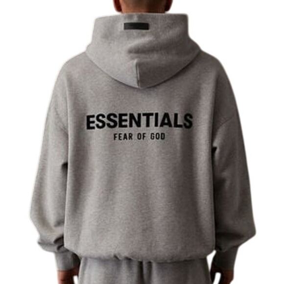 💎✨NEW WITH TAG✨💎FOG essentials Season 8 double line high st hoodie Gray - Picture 5 of 6